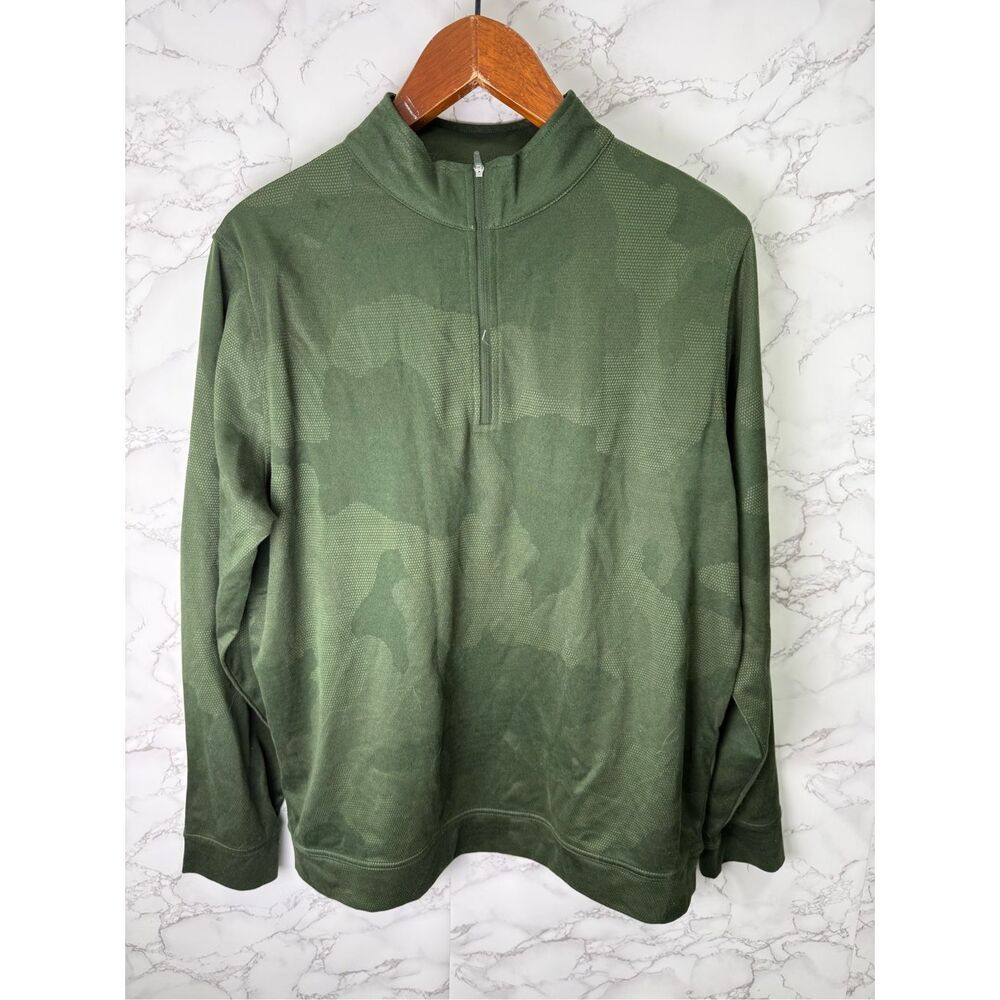 Kirkland Men’s Pullover Sweatshirt sz M Army Print NWOT # G308
